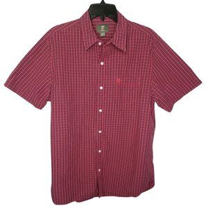 Timberland Short Sleeve Button Down Shirt Size M